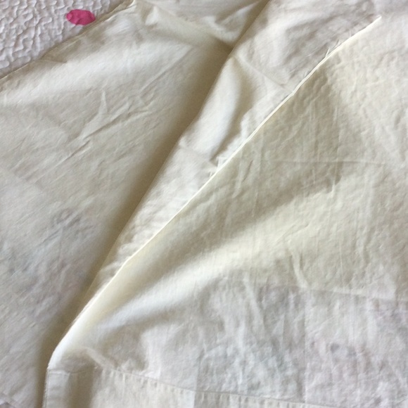 Vintage 1960’s embroidered standard pillow cases with water lily pattern. - Picture 4 of 5